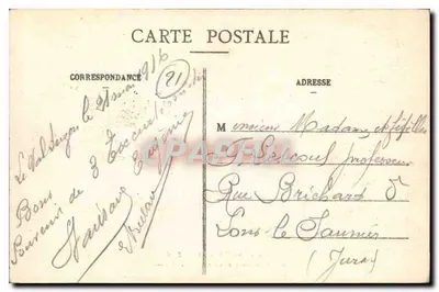 Jaskinia Grands Seullerons — Côte-d'Or — L. V., wyd. — Rewers