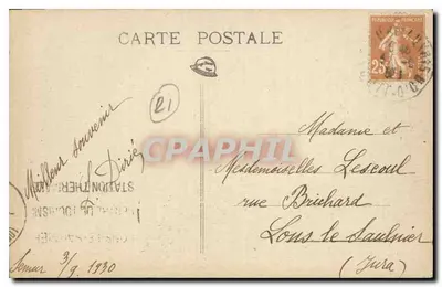 Semur — Le Caron — Lib. A. Hospied, Semur — Rewers