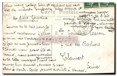 Nice — Kaskada Jardin Public — Wydawca: C. T. M. (nr 20) — Rewers