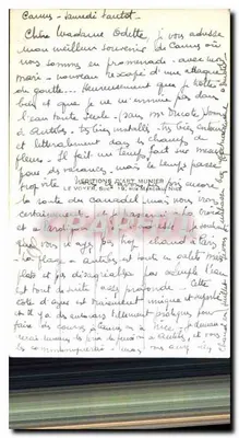 Cannes — Widok z ogrodu Albert 1er — Éditions d'Art Munier — Rewers