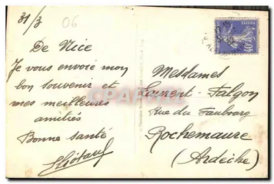 Nice - Ogród Albert I i Promenada - LL, n°357 — Rewers