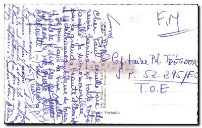 Ansicht der Place des Palmiers in Cap-Ferrat — Éditions MAR — Nr. 66 — Rückseite