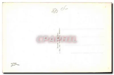 Menton — zachód słońca — Widok z granicy włoskiej — wydawca nie widoczny — Rewers