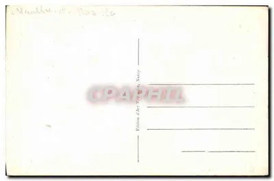 NANCY - La Chiesa di San Léon — vista della facciata gotica con il campanile e la rosea — editore V. Fiedler, n° 433 — Verso