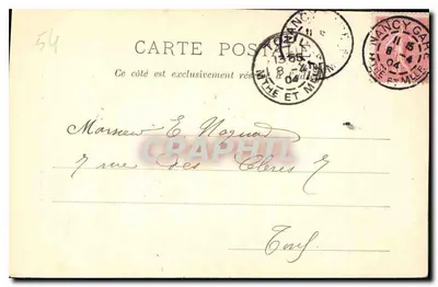 NANCY — Katedra Świętego Léona — Wydawca Rony Nancy, n° 40 — Rewers