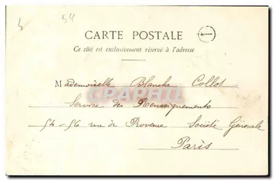 NANCY - KAPŁAN ST-PIERRE — Pamiątka S. Griot, Nancy, n°25 — Rewers