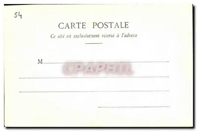 Wnętrze Kościoła Okrągłego — Katedra Cordeliers — Nancy — Fototypia A. Bergeret & Cie, NANCY, n°71 — Rewers