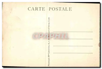 LYON - Most Guillotière, Szpital i wzgórza Fourvière - M.F. — Rewers