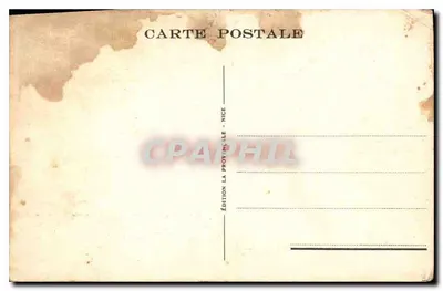 Uma pensativa — de Rabastens — Edição La Provence, Nice — Verso