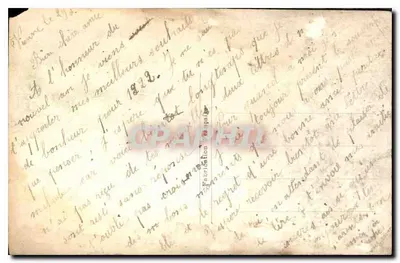 Buquê de hortência e rosa — Boa Ano 1921 — Editor OPERA PARIS n° 5045 — Verso