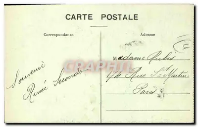Nancy - Kerk van Sint Epvre en Plein van de Dames — Drukkerij Béoules, Nancy, n°6 — Achterkant
