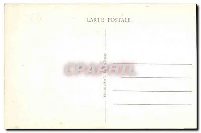NANCY - Igreja de São Épvre — editor V. Roder, n° 460 bis — Verso
