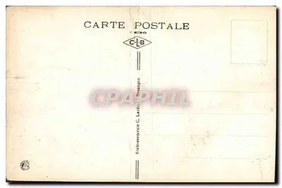 Stara pocztówka Nancy Arc de Triomphe — Rewers