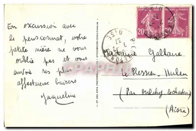 PierreFonds — O castelo (lado sul) — LL 122 — Verso