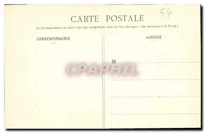 Nancy — Katedra św. Épvre (widok z boku) — Fototypia A. Bergeret & Cie, Nancy, nr 17 — Rewers