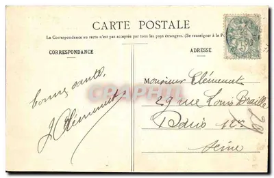 Nancy — Igreja de São Épvre — La Lorraine illustrée, edição Idénius, n° 36 bis — Verso