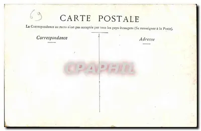 Lyon. — HOMEM DA ROCHE — STAECH, Paris — Verso