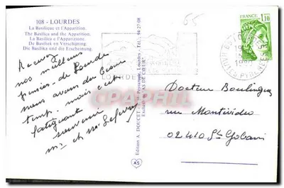 Lourdes — Objawienie Najświętszej Panny Maryi — Wydawnictwo AS DE CŒUR — Rewers