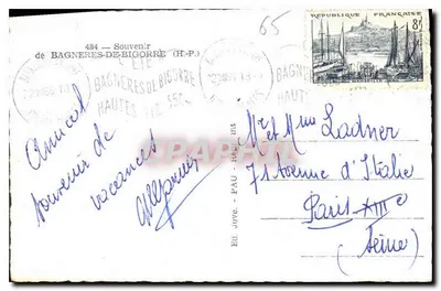 Bagnères-de-Bigorre — krajobraz i hotel — przypomnienie wakacji — Rewers
