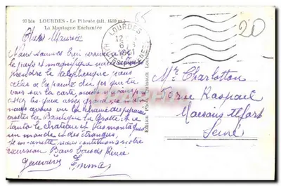 Le Pibeste — stacja teleferyku — wydawca Yan — Rewers