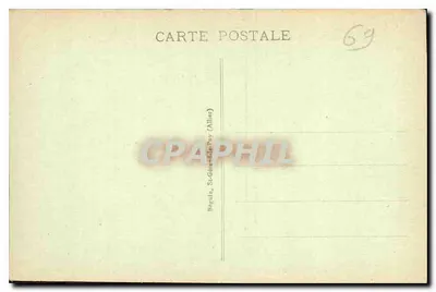 Lyon — Bazylika Fourvière z Quai St-Antoine — Ideal — Rewers