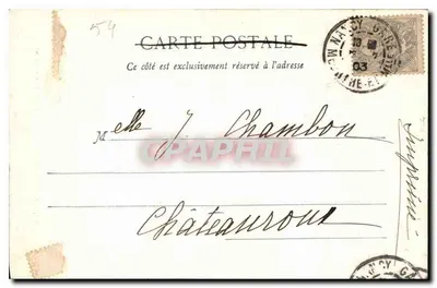 Nancy — Grobowiec Królowej C. Opalinska — J. de Lountel — Rewers