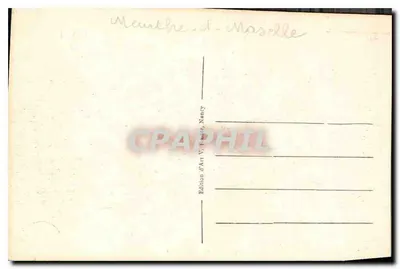 NANCY - Rue Héré — Arc de triomphe i ozdobne budynki — Wydawnictwo V. Rauzy, Nancy, nr 453 — Rewers