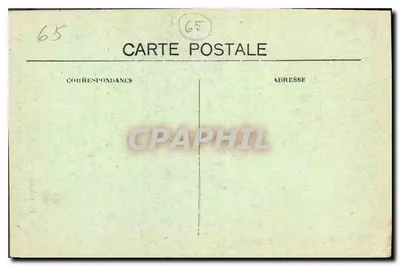 Cauterets — Dolina Lutour — Wodospad Estom (2° Spadek) — Éd. F. Fourment, Toulouse, n° 629 — Rewers