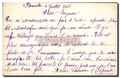 युवा महिला — पोर्ट्रेट — DÉDÉ PARIS 807 — पीछे