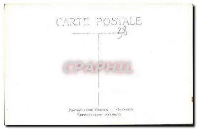 Hôtel des Alpes — widok panoramiczny — Fotografia Oddoux — Rewers