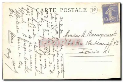 Grenoble — O Palácio de Justiça e Estátua de Bayard — 072 — Verso