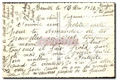 Jovem mulher sorridente — retrato — Léo Paris n°5276 — Verso