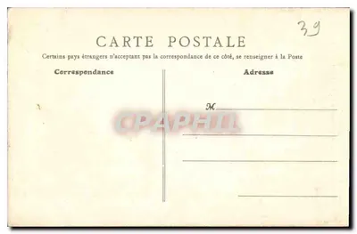 Grutas de Baume-les-Messieurs — Corredor da Grande Parede, altura 50 metros — B.F., Paris — Verso