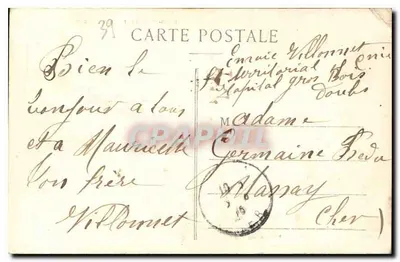 Gruta de Baume-Archée — Mouthier (Vallée de la Loue) — Gaillard-Prêtre, n°1019 — Verso