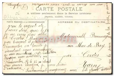 Wyspa Świętej Margarety — Zamek Bazaine — C.L.L. Paryż, nr 32 — Rewers