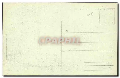 Menton - La Ciudad y el Muelle entre los Palmeras — Edición Gilleca, n° 948 — Reverso