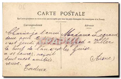 Monte-Carlo - Vista Geral - Tiro aos Pombos — AERCK & Cie PARIS — Verso
