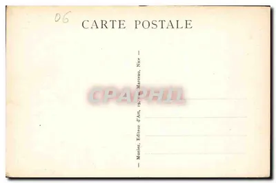 Monaco — Palacio del Príncipe y la Cabeza del Perro — Editor Marceau, Niza — Reverso