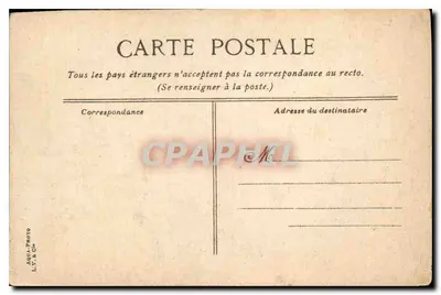 Bazylika Najświętszej Maryi Panny Fourvière — Lyon — wydawca L.V. & Cie — Rewers