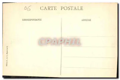 Okręgi MONTE-CARLO - Cap Ferrat - Widok na Tête de Ch bien — Rewers