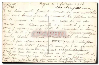 Jovem mulher vestindo um vestido colorido — retrato — La Favorite 1278 — Verso