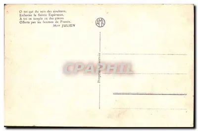 Notre-Dame de Lorette - Kaplica (Cordonnier, arch.; Coin, rzeźbiarz) widok z góry wieży — Rewers