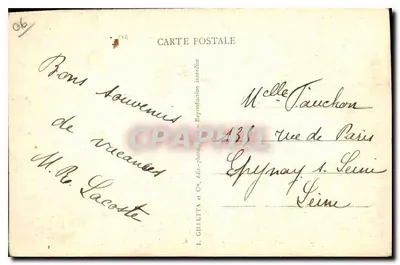 Monaco y Monte Carlo - Vista general entre los Pinos - L. GILAEITA y Cie, n°747 — Reverso