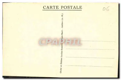 Hotel do Cap d'Antibes — O Pavilhão Eden-Roc e a Torre de Graillon — Edição Lucien Macé — Verso