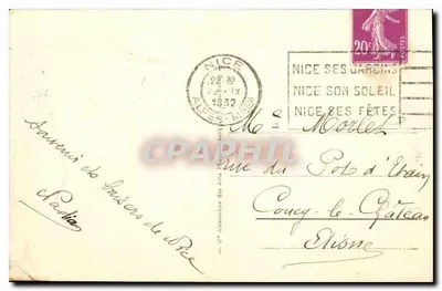 NICE - Ogród Króla Alberta I i Półwysip — Rewers