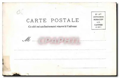 Olive grove near Monte-Carlo — Robaudy Printing, Cannes — Back