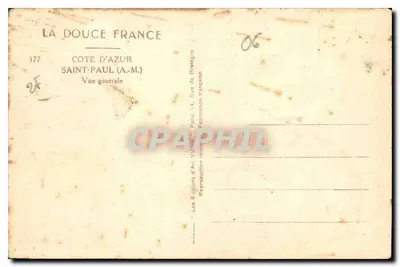 Saint-Paul (A.M.) — Vista geral — Les Éditions d'Art Yvan, Paris — Verso