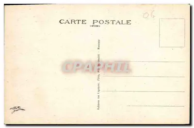 Beaulieu-sur-Mer i Saint-Jean-Cap-Ferrat — widok z powietrza — Wydawnictwo La Lugoire, Tins-Rue Grimaldi - Monaco — Rewers