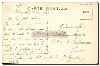 Nice — Wodospad Zamkowy — Gifletta et Cie, nr 39 — Rewers
