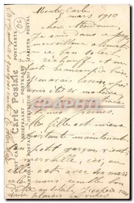 Monako — Le Rochet — ND Fot. nr 783 — Rewers